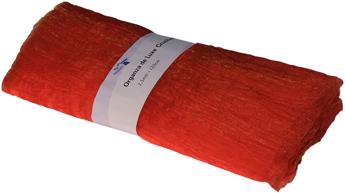 Organza de luxe Santiago crush 120 cm x 2,5 mtr