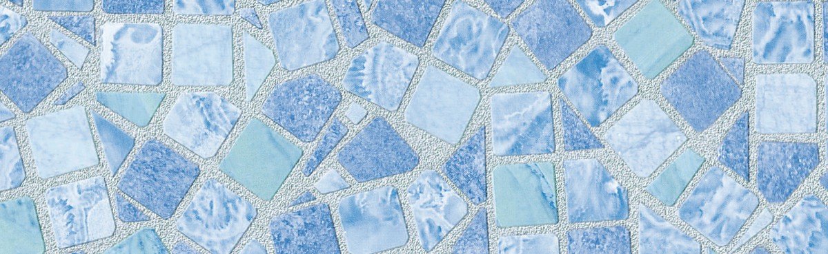 Mosaic Zelfklevende Folie Mini rol blauw 45cmx2mtr