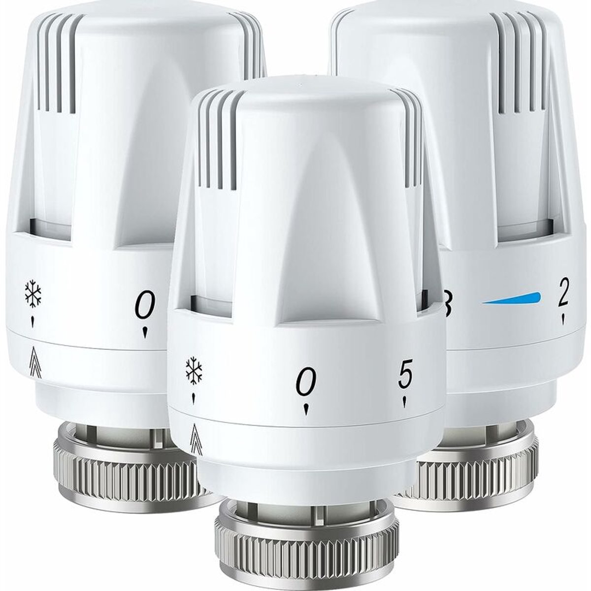 Thermostatische radiatorknoppen (set van 3) – M30 x 1,5 mm