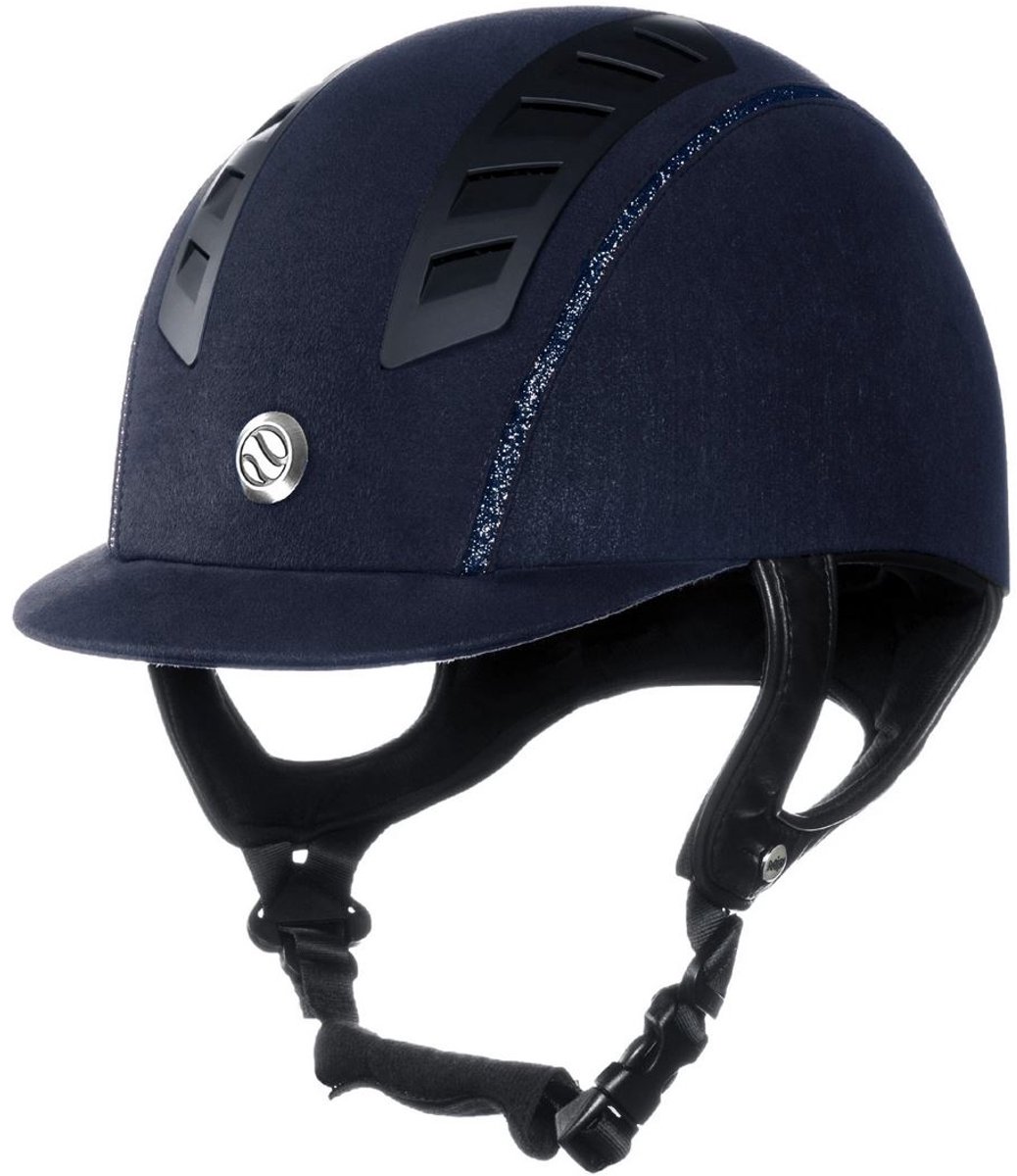 Back on Track EQ3 Rijhelm Microfiber-Blue-57