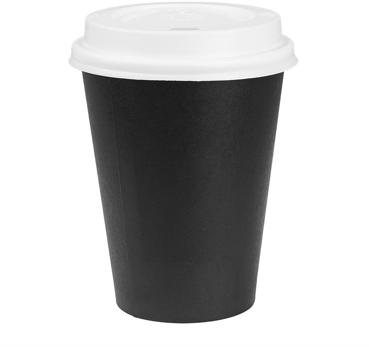 Nisbets Essentials Hete Bekers en Deksels Pakket 12oz (Pak van 300)
