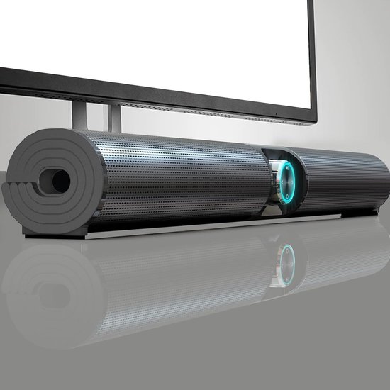 Soundbar - Luidspreker Home Audio - Thuisbioscoop Ervaring - RGB Sfeerlicht - Tweekanaals Stereo - Zwart — afbeelding 2