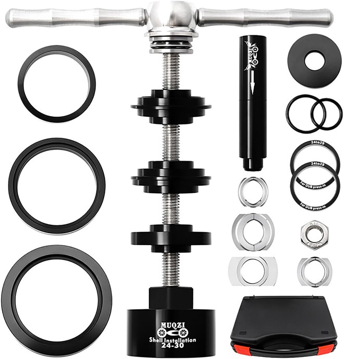 SnelShoppen - Professionele Fiets Drukgereedschap - Bottom Bracket Tool Set voor BB86, BB30, BB91, BB92, PF30 - Hoogwaardige Montage en Demontage van