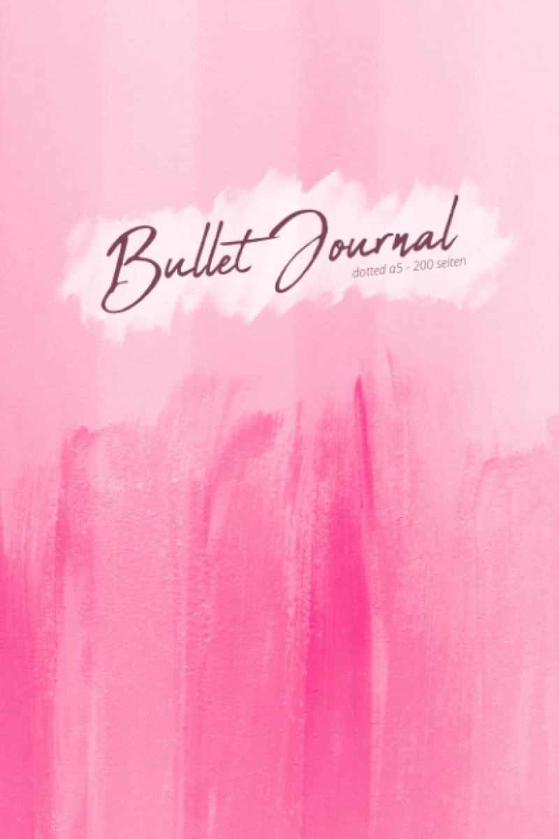 SnelShoppen - Bullet Journal Dotted A5 200 Seiten Softcover Rosa/Pink - Notitieboek met 29x43 Punktraster - Perfect voor Plannen, Creatief Schrijven e