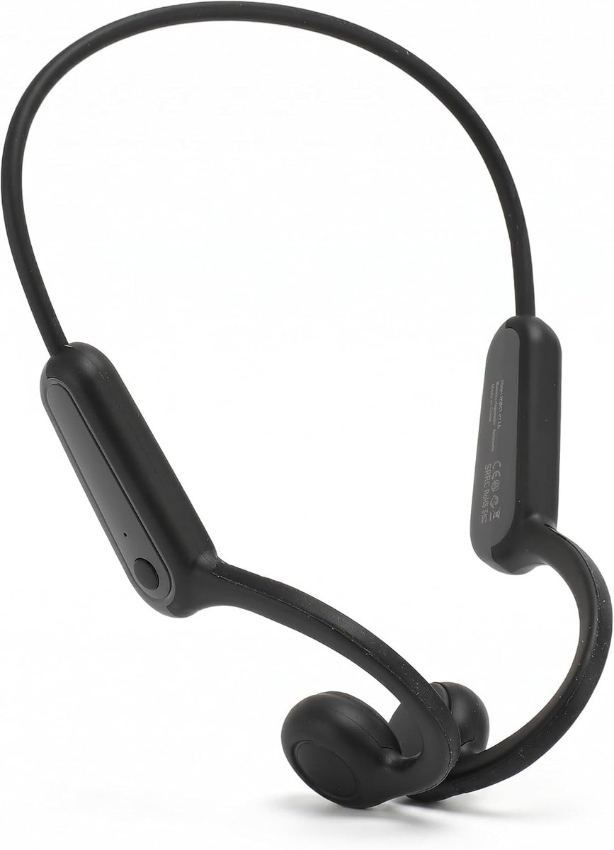 SnelShoppen - Bone Conduction Headphones Bluetooth 5.3 Open Ear Headset, Draadloze Sportkoptelefoon met 11 Uur Speeltijd, Zweetbestendig voor Hardlope