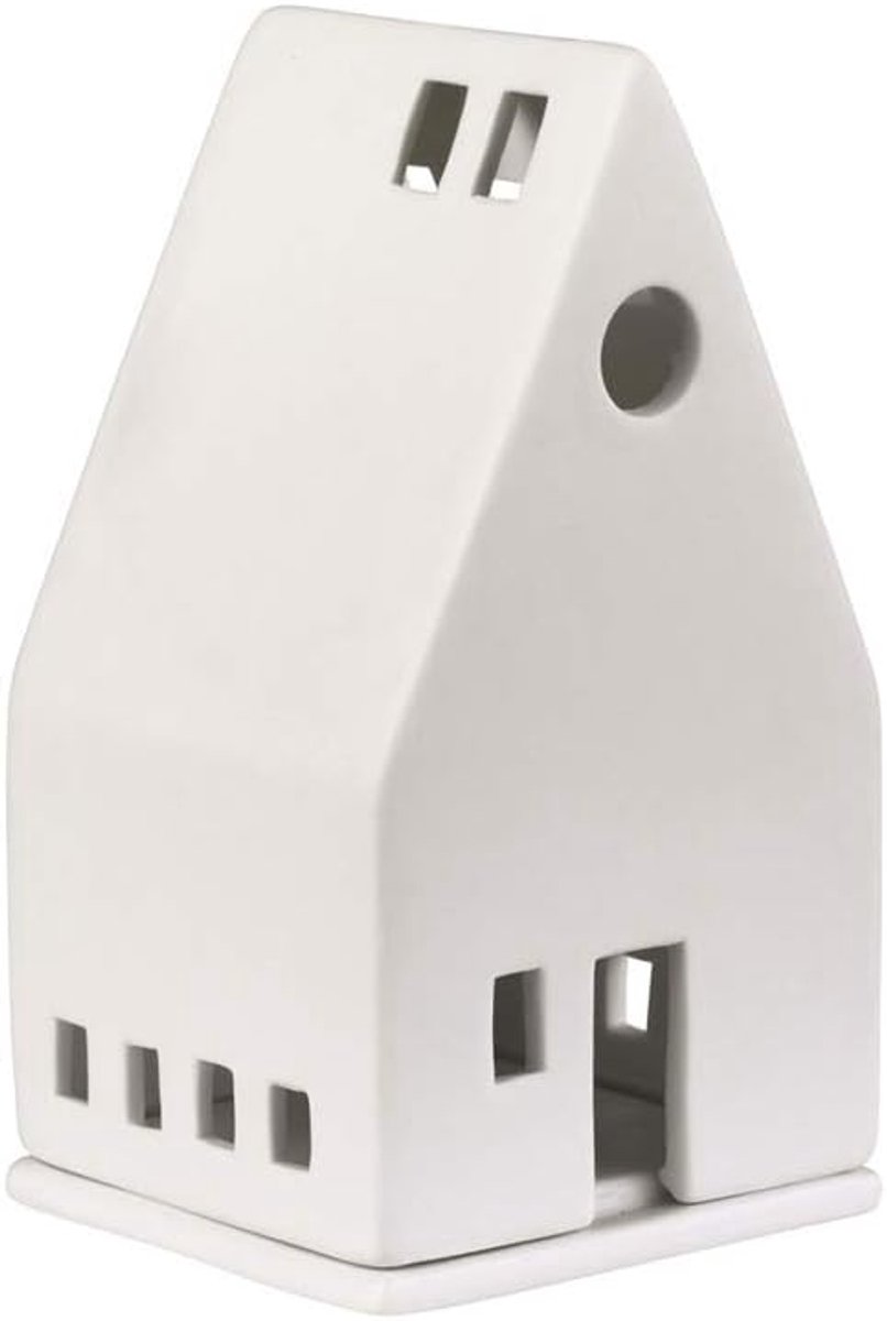 SnelShoppen - Räder Light House - Kleine Lantaarn 13 cm - Decoratie voor Tuin, Woonkamer, Feest, Camping - Stijlvol en Functioneel - Wit
