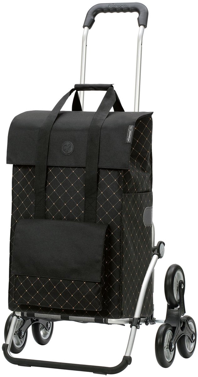 Andersen Shopper Treppensteiger Royal Shopper Lisa Winkelwagen 59 cm - 43 L - schwarz