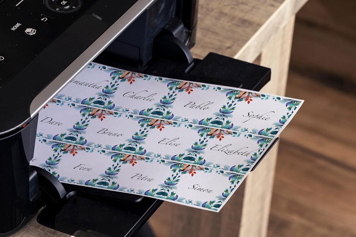 SnelShoppen - Zelfklevende Adreslabels A4 - 100 Vellen - 800 Labels - 99.1 x 67.7 mm - Geschikt voor Laser- en Inkjetprinters - Wit - Perfect voor Pos