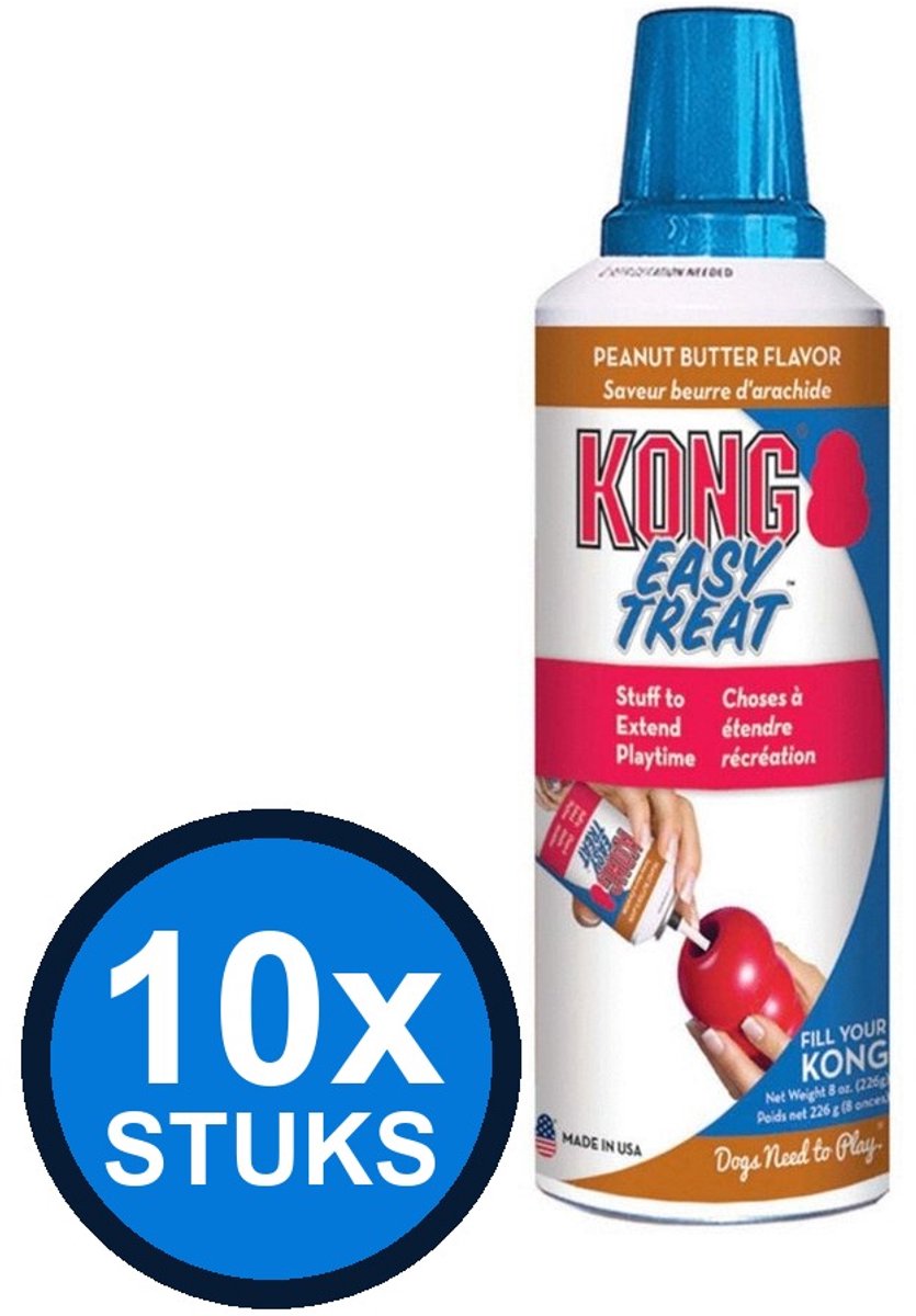 10x Kong - Easy treat peanutbutter 1st