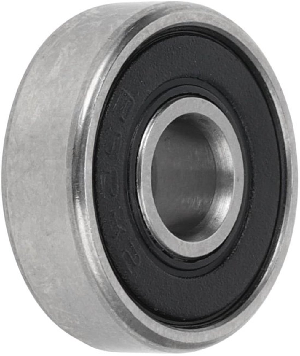 Diepe Groef Kogellagers P5 5x16x5mm Gesmeerde Lagers Rubber Afdichting Zwart Zilveren Toon Scooter Skateboard Wiel
