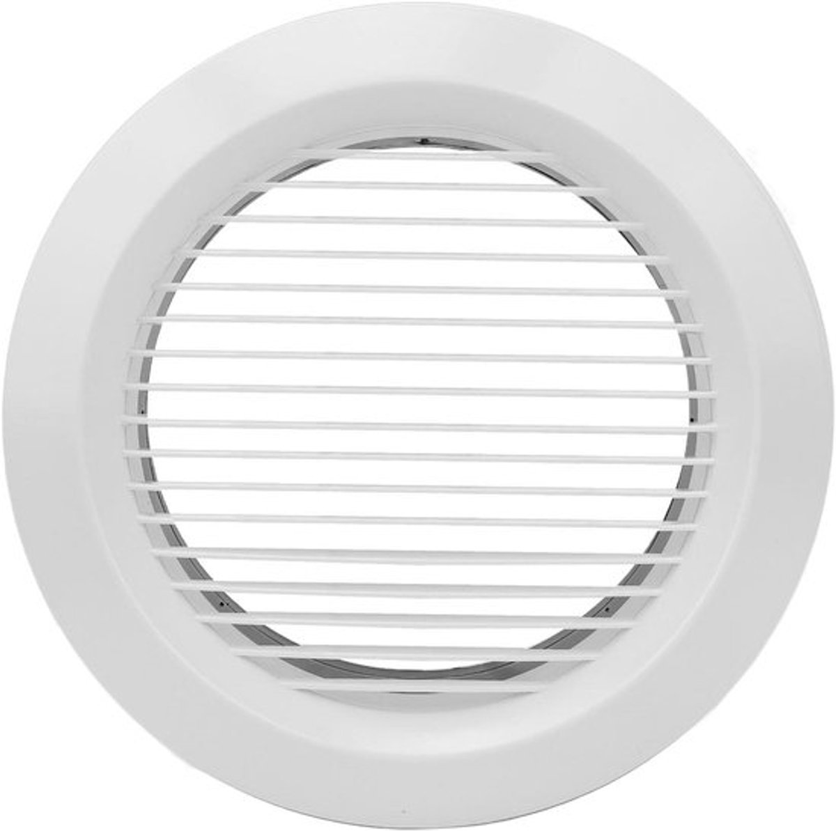 Ronde Ventilatieafdekking 200mm ABS Kunststof Louvre Ventilatierooster Wit - Thuis Badkamer Keuken Kantoor
