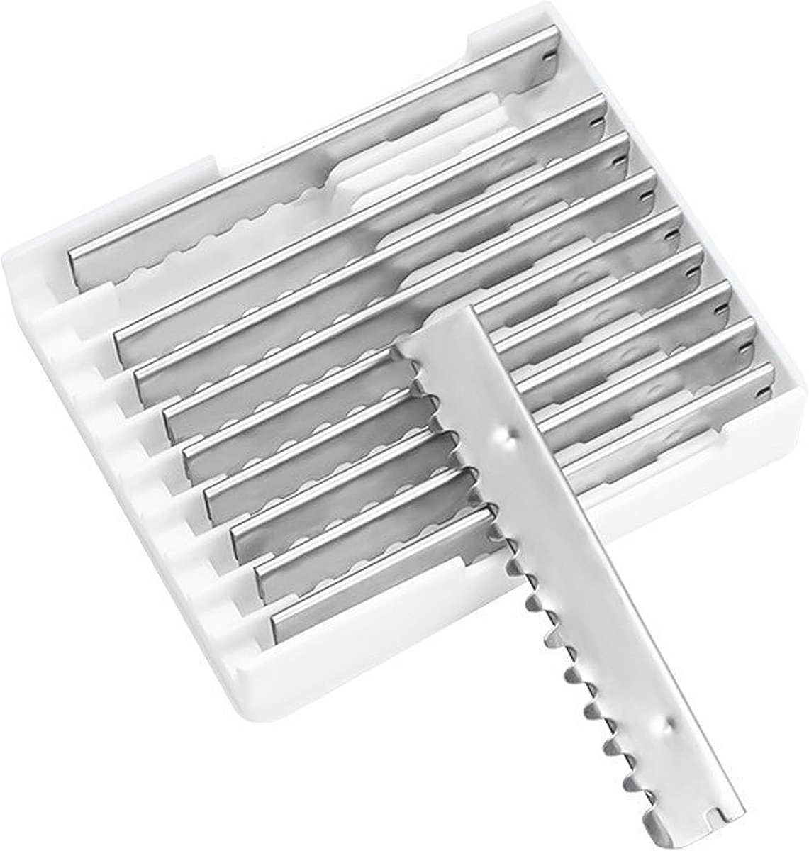 SnelShoppen - 10 Aluminium Haarstyling Veerscheermesjes - Effileermessen, Textureringsmessen voor Kappers - Duurzaam, Hoogwaardige Zinklegering, Perfe
