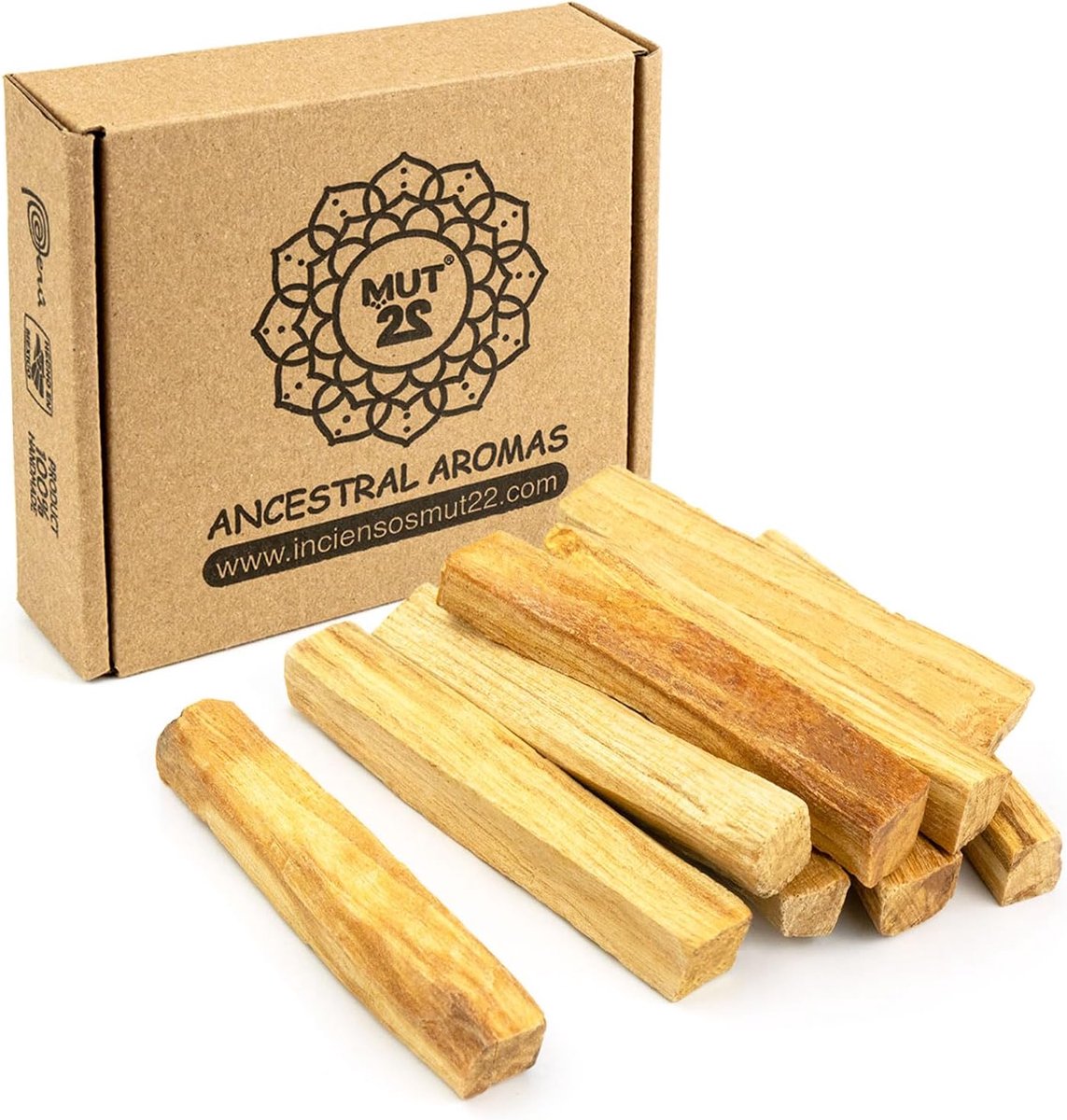 SnelShoppen - Palo Santo Hout voor Verbranding, 100% Natuurlijk, Heilig Hout (Bursera Graveolens), 100g, Natuurlijke Geur en Negatieve Energie Verwijd