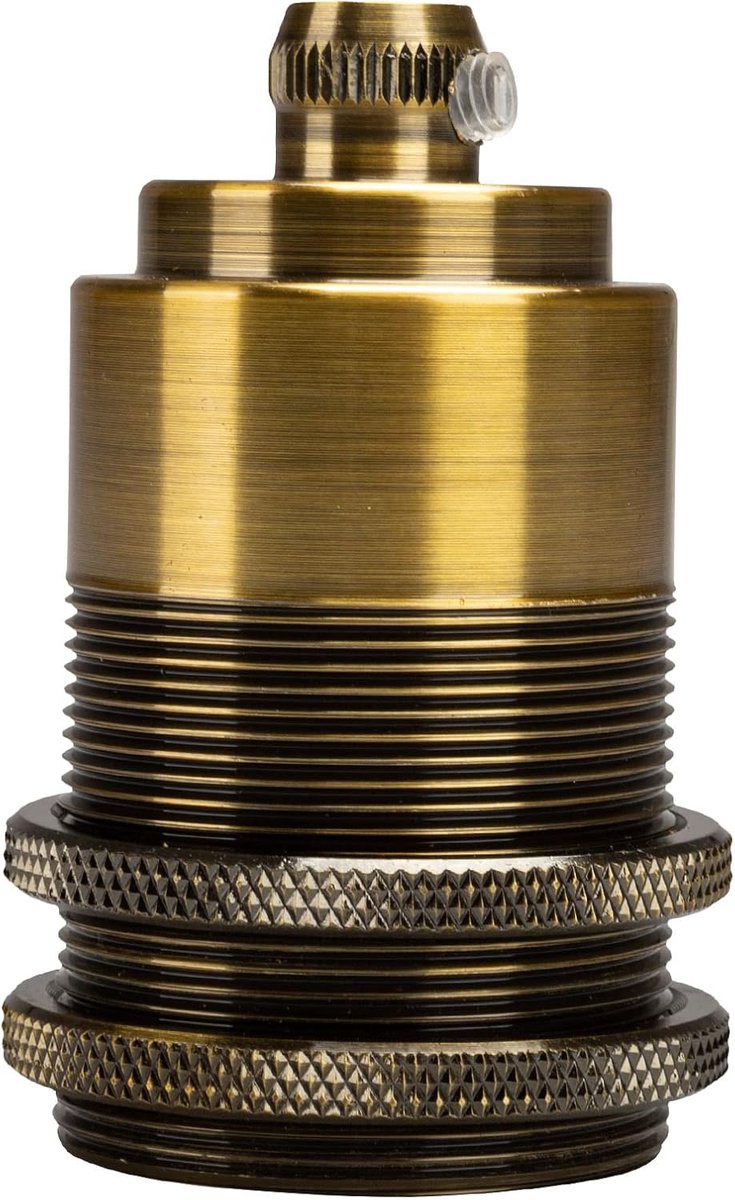 SnelShoppen - E27 Edison fitting Vintage Brass Casquillo EC1616 - Aluminium Fitting 50x77 cm - Antiek Messing - Perfect voor Lampen, Interieur, Feest