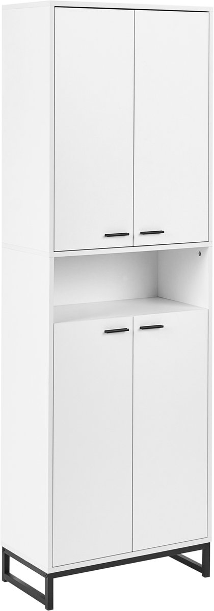 MATANE - Schoenenkast - Wit - 60 x 186 cm - MDF