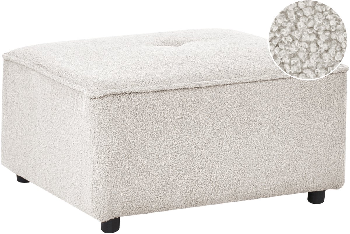AXEBO - Ottomaan - Off-white - Bouclé