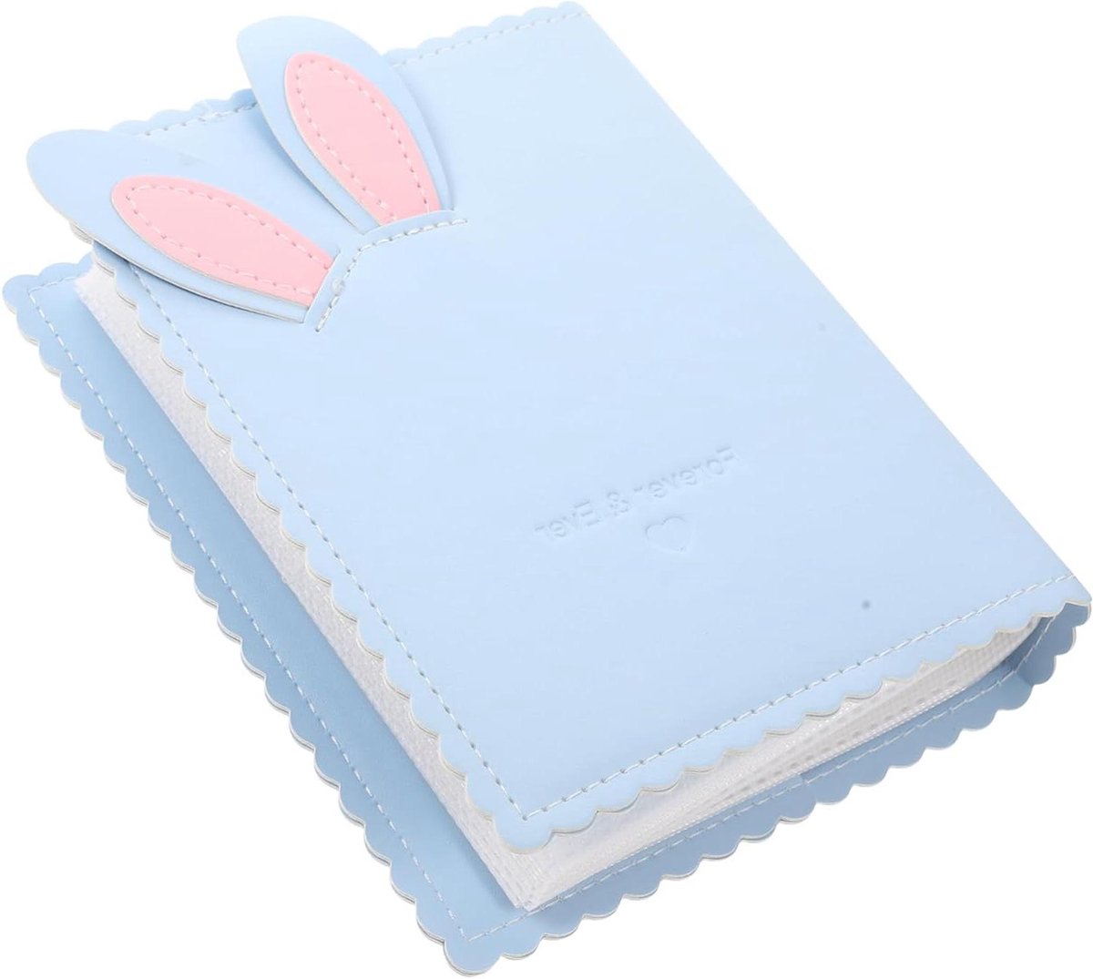 Mini Fotoalbum - Kaart Binder - Foto's Opslaan - Gladde Rand - 1 Pocket - Blauw