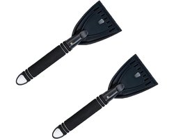Sneeuwschuivers Auto - Ruitenkrabbers - Winterklaar Maken - Duurzaam ABS Plastic - 2 Stuks - Zwart