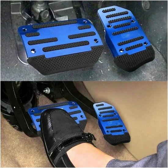 Auto Pedaalhoezen - Antislip Covers - Verbeterde Grip - Aluminium Constructie - Universele Pasvorm - Rood — afbeelding 3