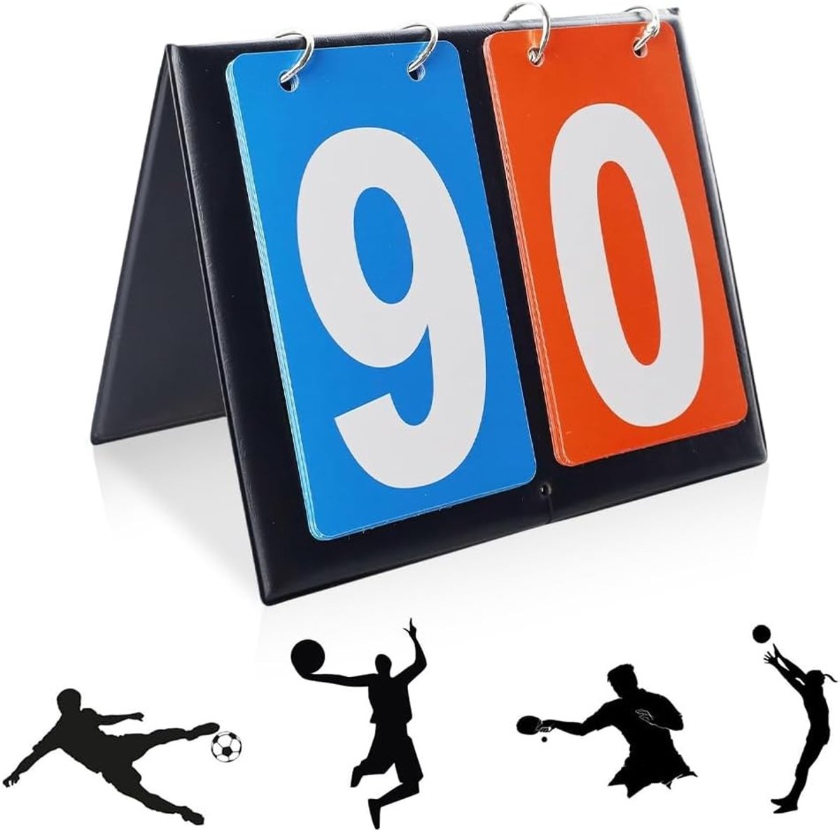 Digitale Sportanzeigetafel 20x16cm - Draagbare Flip Score Tafel voor Basketball en Voetbal, Waterdicht en Geschikt voor Binnen en Buiten Wettenschappen