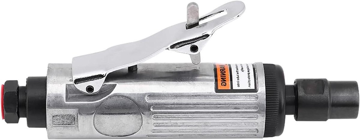Pneumatische Molen - Luchtslijpmachine Set - Metaal Vormen - Lichtgewicht Aluminium - 6.1 Inch - Zilver Zwart