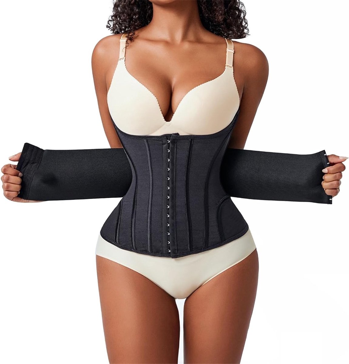 Korset voor Vrouwen met Buikcontrole, Dubbele Sluitingen en Taille Trainer voor een Verbeterde Lichaamsvorm
