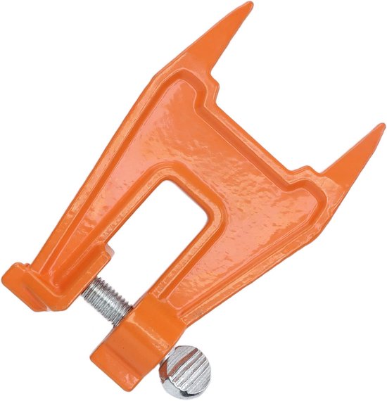 Kettingvijl Bankschroef - Kettingzaag Slijper - Ketting Slijpen - Lichtgewicht Draagbaar - 13 cm - Oranje — afbeelding 3
