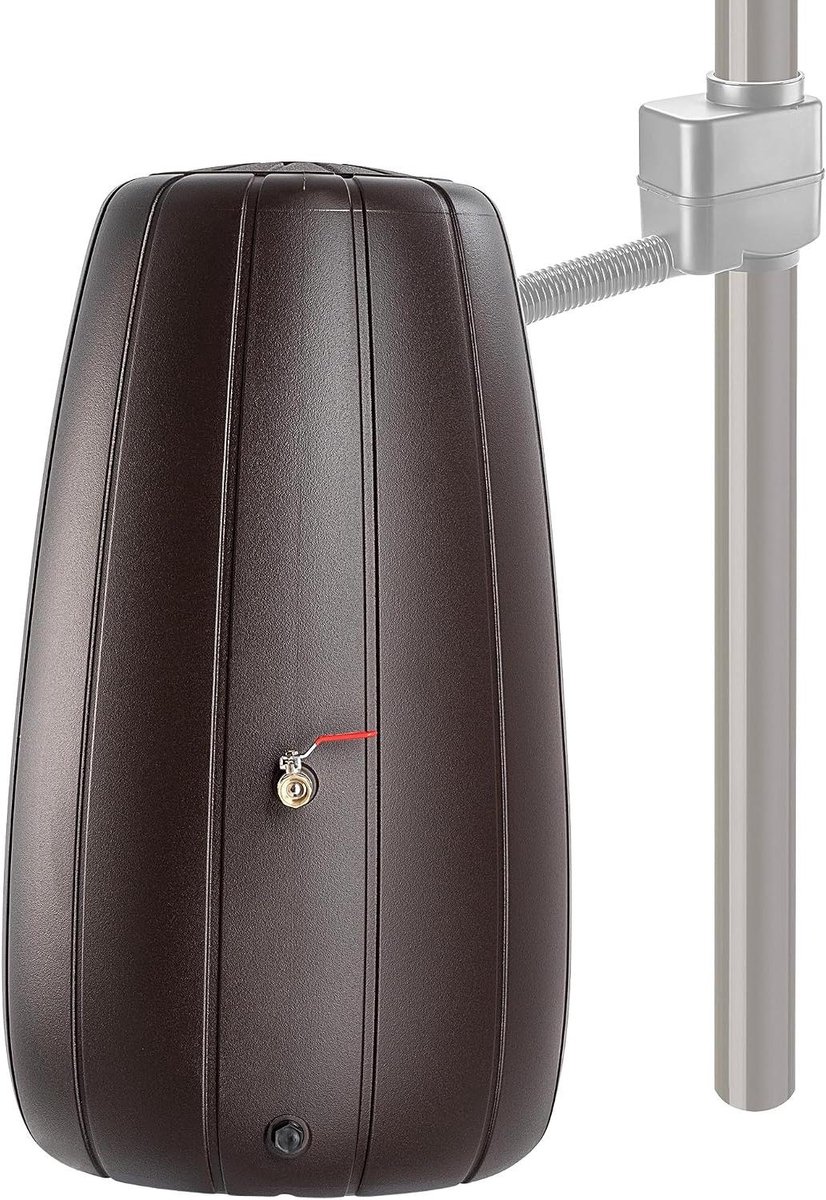 Regenton - Watertank - Tuin besproeien - Inclusief kraan - 200 liter - Mokka