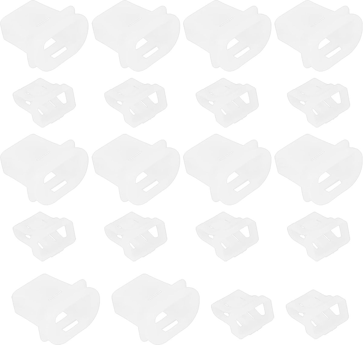 SnelShoppen - 10 Stuks Witte Achterbank Kussen Bevestigingsclips voor Toyota en Lexus - Duurzaam ABS Plastic - Vervangende Clips voor Zitkussen