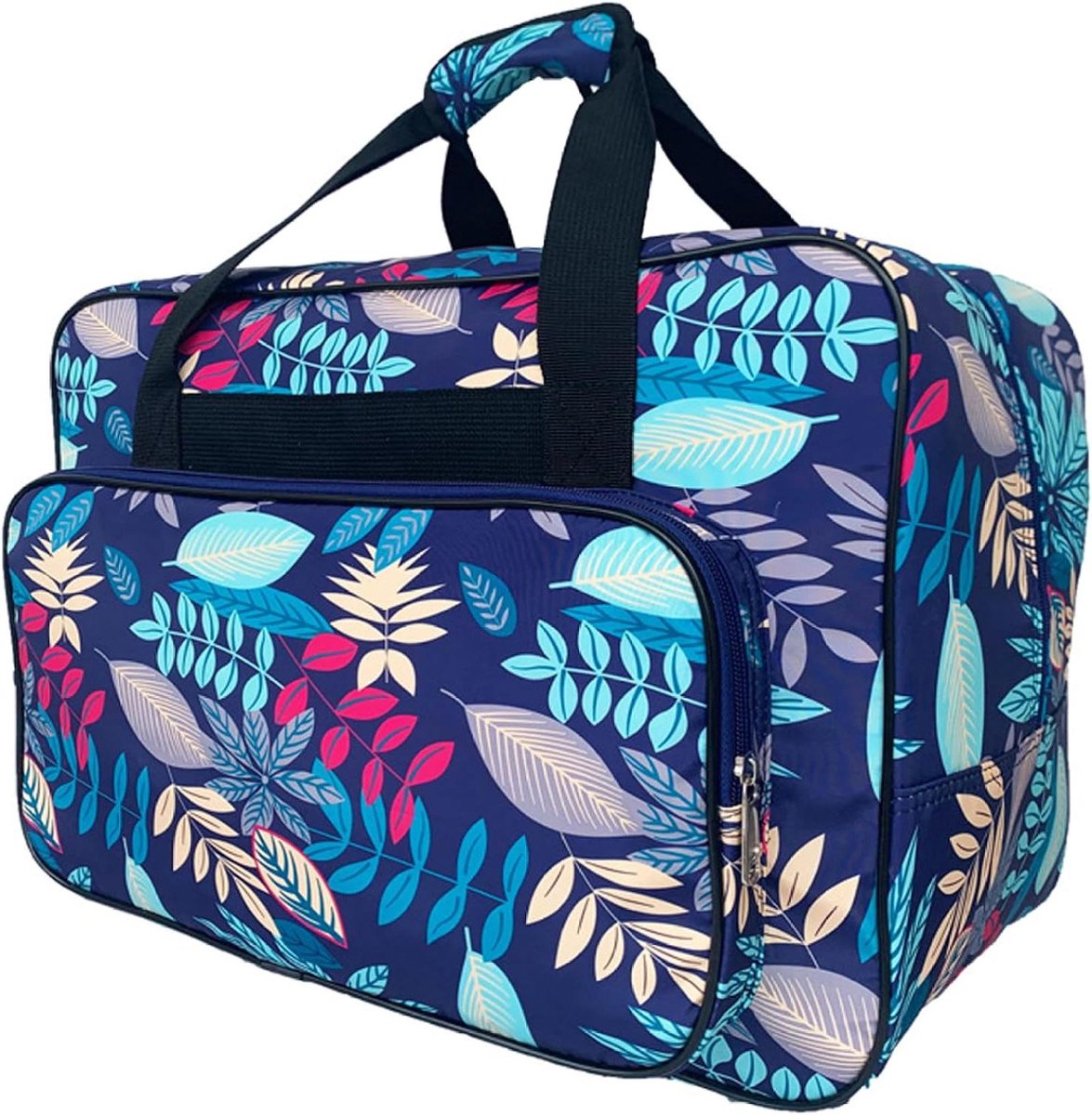 Naaimachine Tas - Opbergkoffer Naaimachine - Naaiwerk Opbergen - Waterafstotend Nylon - 48 x 36 cm - Blauw