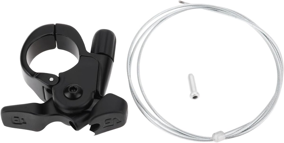 SnelShoppen - Fietsvork Lock Lever met Kabel Aluminium Legering Binnen Diameter 22.2mm Geschikt voor Sportfiets Mountainbike