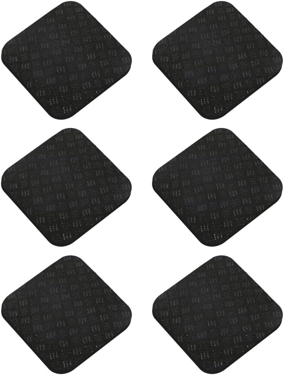 SnelShoppen - Vibration Dampers 6 Stuks Dubbelzijdige Antislip Anti-Trillings Pads Silicone Antivibratie Pads voor Loopbanden, Wandelen, Fietsen, 10x1
