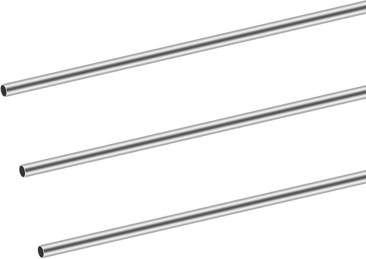 304 Stainless Steel Tubes, 9mm OD 0.2mm Wall Thick 300mm Length Stainless Steel Round Tubes Pipe for Home, DIY Crafts - ShopVlot