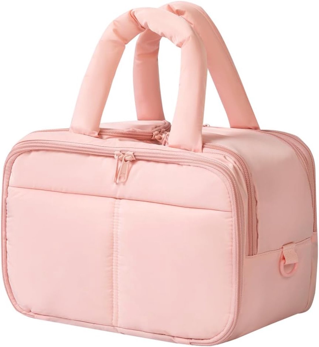 SnelShoppen - Toilettas Reistasje, Waterdichte Cosmetica Make-up Organizer met Zacht Handvat, Nat en Droog Scheiding, Toiletten, Accessoires voor Uitj