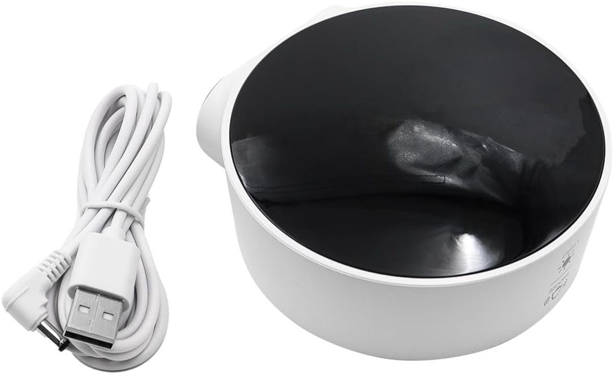 SnelShoppen - Digitale Alarmklok Bedklok met Kleurrijke Gebogen Display, Snooze Functie, 4 Helderheidsniveaus, USB/Batterij, Moderne Decoratie voor Th