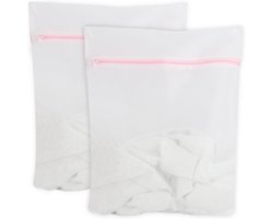 SnelShoppen - Set van 2 Wasnetten voor Wasmachine, Premium Waszak, 40 x 50 cm, Wasnet met Verborgen Rits, Bescherming Tegen Deformatie en Kreuken, Was