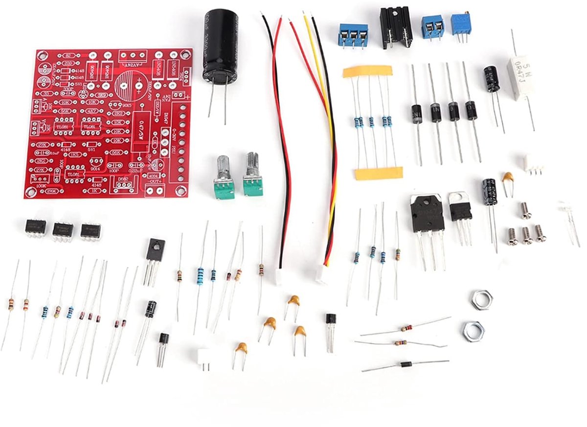 SnelShoppen - Respicefinem 0-30 V 2 mA-3 A, Continu Instelbare DC Voeding, Compleet DIY Kit voor Elektronische Modules, Voor Crafters en Ingenieurs