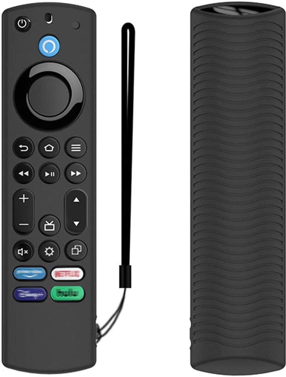 SnelShoppen - Remote Control Case voor Firestick 4K Max, Toshiba, Insignia Alexa Stemafstandsbediening - Niet-slip Siliconen Beschermhoes, TV Accessoi