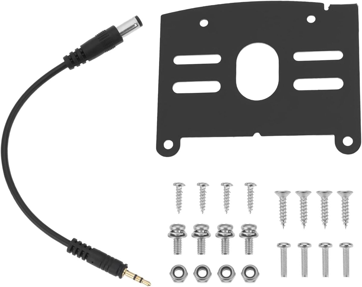 SnelShoppen - Backup Camera Bevestigingsset Adapter Kit 8.2x6.3cm Voor Furrion RV Camper 5th Wheel Trailer Inclusief Pig Tail Plug