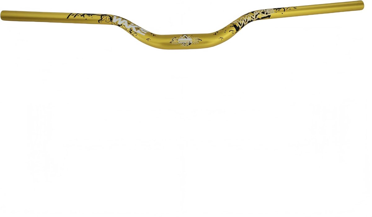 SnelShoppen - Extra Lange 780mm MTB Stuur - Riser Bar 55mm - 31.8mm Klem - Voor Downhill Fietsen, Off-Road, BMX - Goud