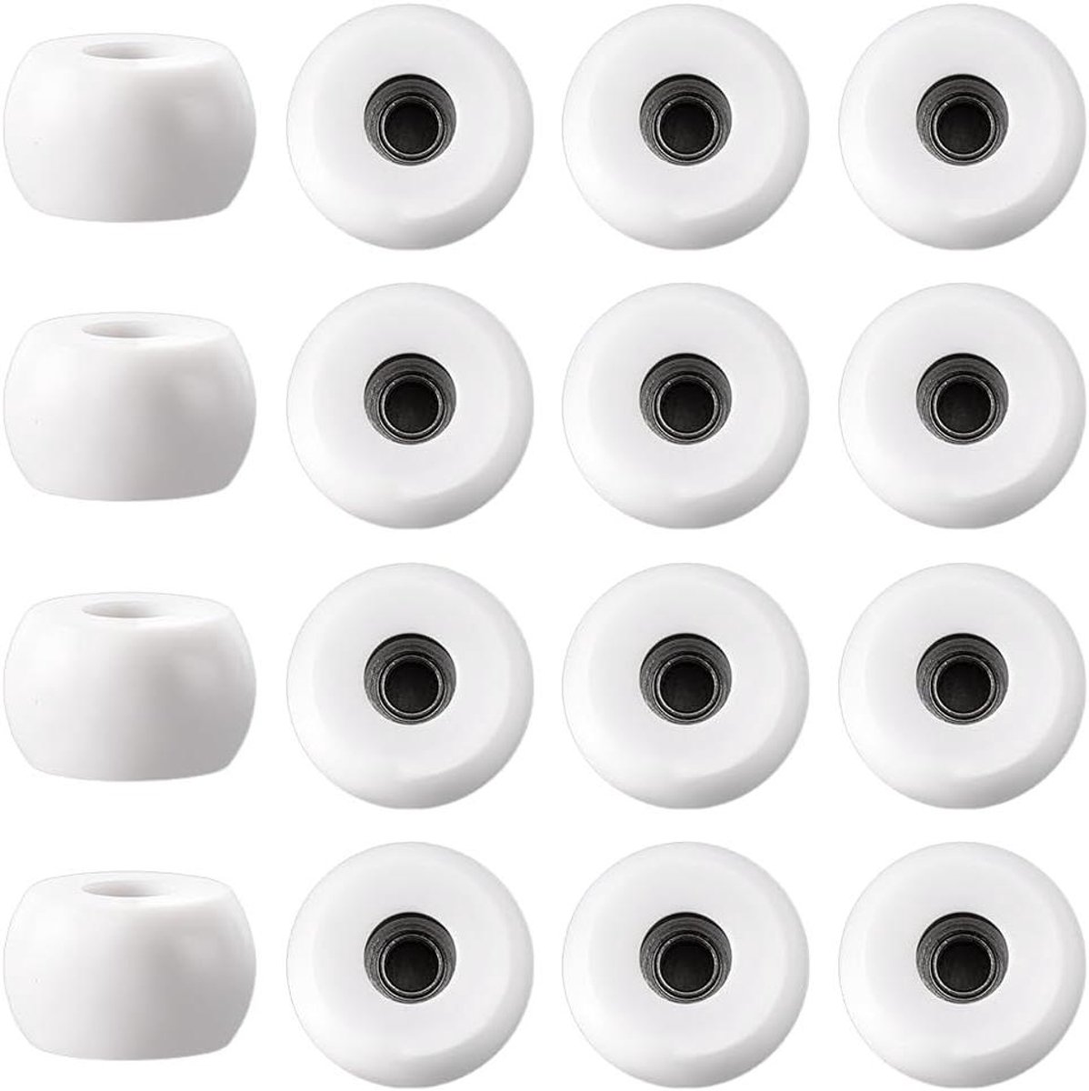 Vingerboard Wielen Mini skateboard wielen Trucs Oefenen Lichtgewicht Kunststof 7.5×4.5mm