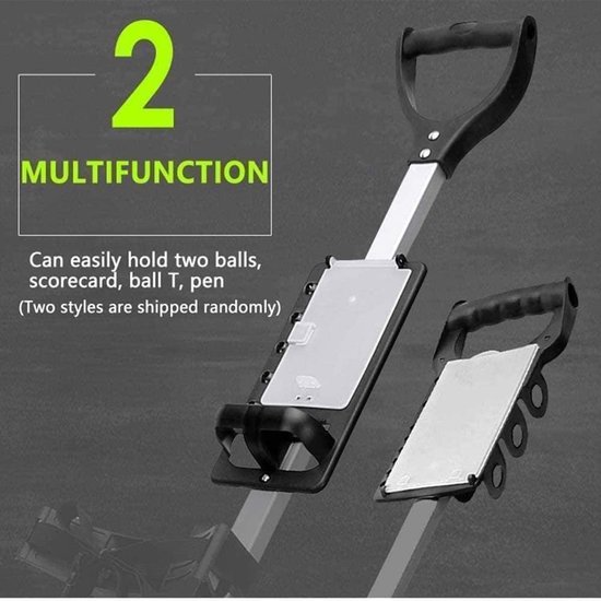 Golftrolley 3 Wiel - Golfkar Pushcart - Golfen Baan - In Twee Stappen Inklapbaar - 88 cm x 44 cm — afbeelding 3
