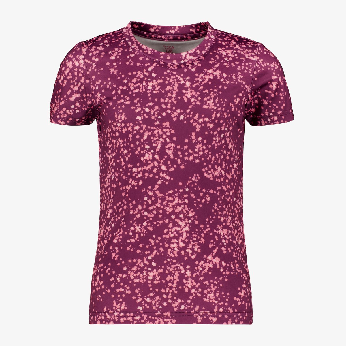 Osaga meisjes sport T-shirt met print rood - Maat 116
