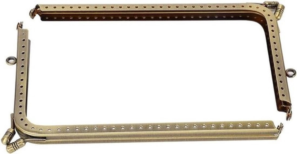 Metaal Wallet Frame Sluiting voor Handtassen - DIY Accessoires voor Tasontwerp - 2 Stukken voor Creatieve Projecten
