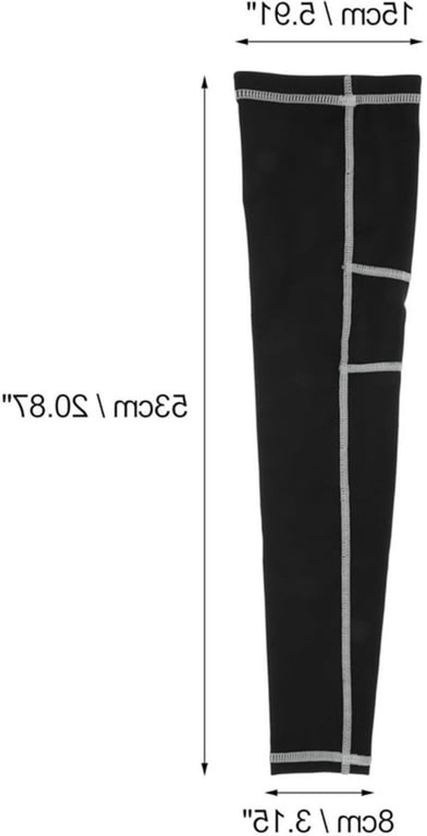 Geprofileerde sportkniebeschermer voor hardlopen en voetbal, compressiebandage, uniseks, maat M, zwart en wit, optimale ondersteuning en bescherming — afbeelding 5