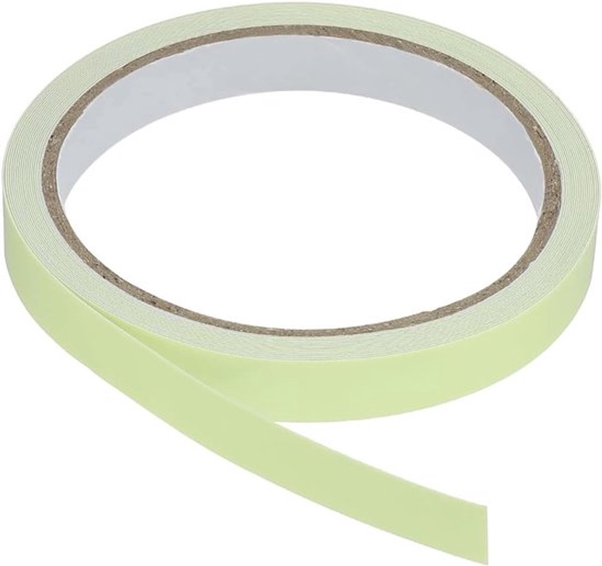 Fluorescerende Tape 5m x 1cm, Zelfklevende Lichtgevende Stroken, Gloeit in het Donker Tape voor Trappen en Muren, Veiligheid en Decoratie