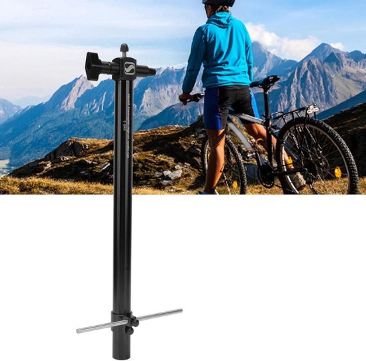 Uitlijntool voor fietsen - Verstelbare Lichtkalibratietool van Leer- en Aluminiumlegering voor race- en mountainbikes
