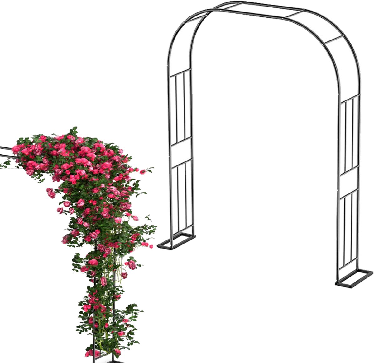 ApexArte® Metalen Tuinboog - Rozenboog - Trellis voor Planten