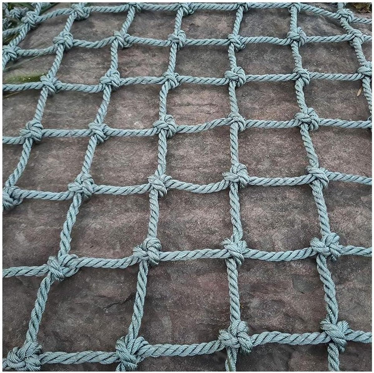 Klimnet Outdoor - Veiligheidsnet Speeltuin - Kinderen Spelen - Zwaar Duty Nylon - 3x3m - Zwart