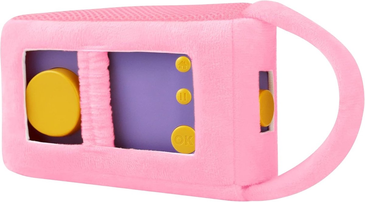 Verhalenhoes voor Lunii 1 en Lunii 2 in Roze - Bescherming, Draagbaar en Stijlvol Accessoire